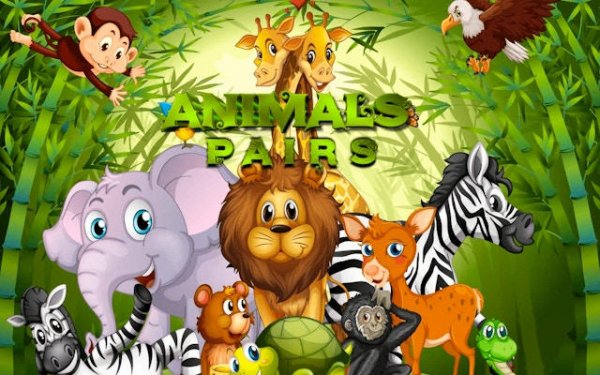 Animals Pairs Match 3 Puzzle Game Online
