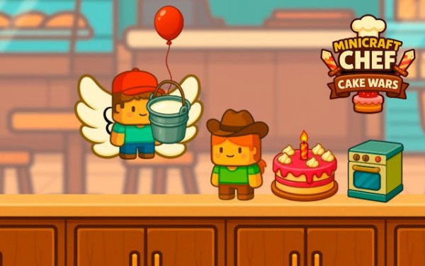 Minicraft Chef Cake Wars - Online Cooking Battle Game