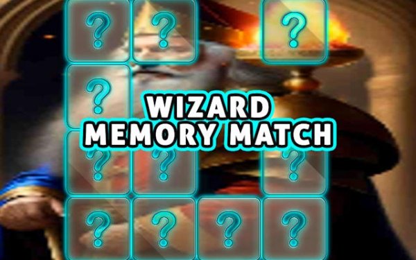 Wizard Memory Match Puzzle Game Online