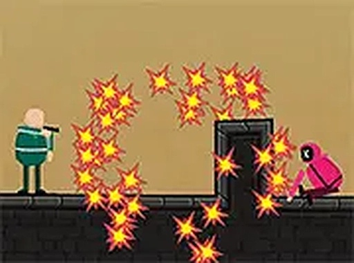 Squid Game Bullet 2D Online Puzzle Game